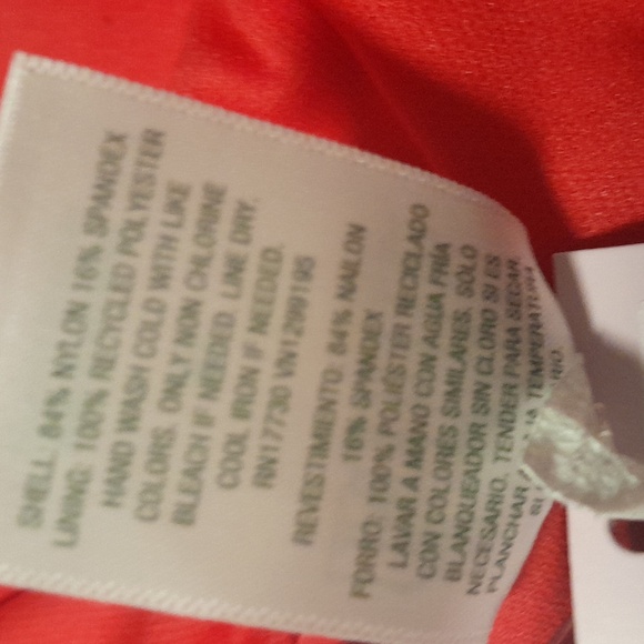 Red Ruffle Bikini Bottom - Picture 3 of 4